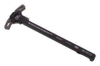 Breek Arms Warhammer Mod2 Micro Latch AR-15 Charging Handle in Gray is ambidextrous for use with either hand